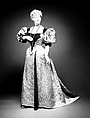 Evening ensemble, House of Worth (French, 1858–1956), silk, linen, metal, French